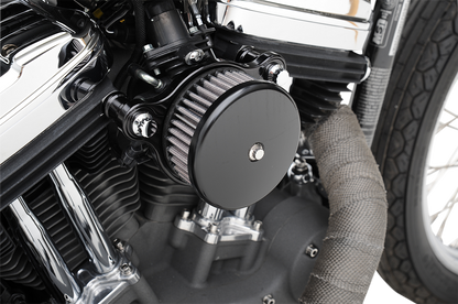 JOKER MACHINE High-Performance Air Cleaner Assembly Kit - Smooth Black 10-200B