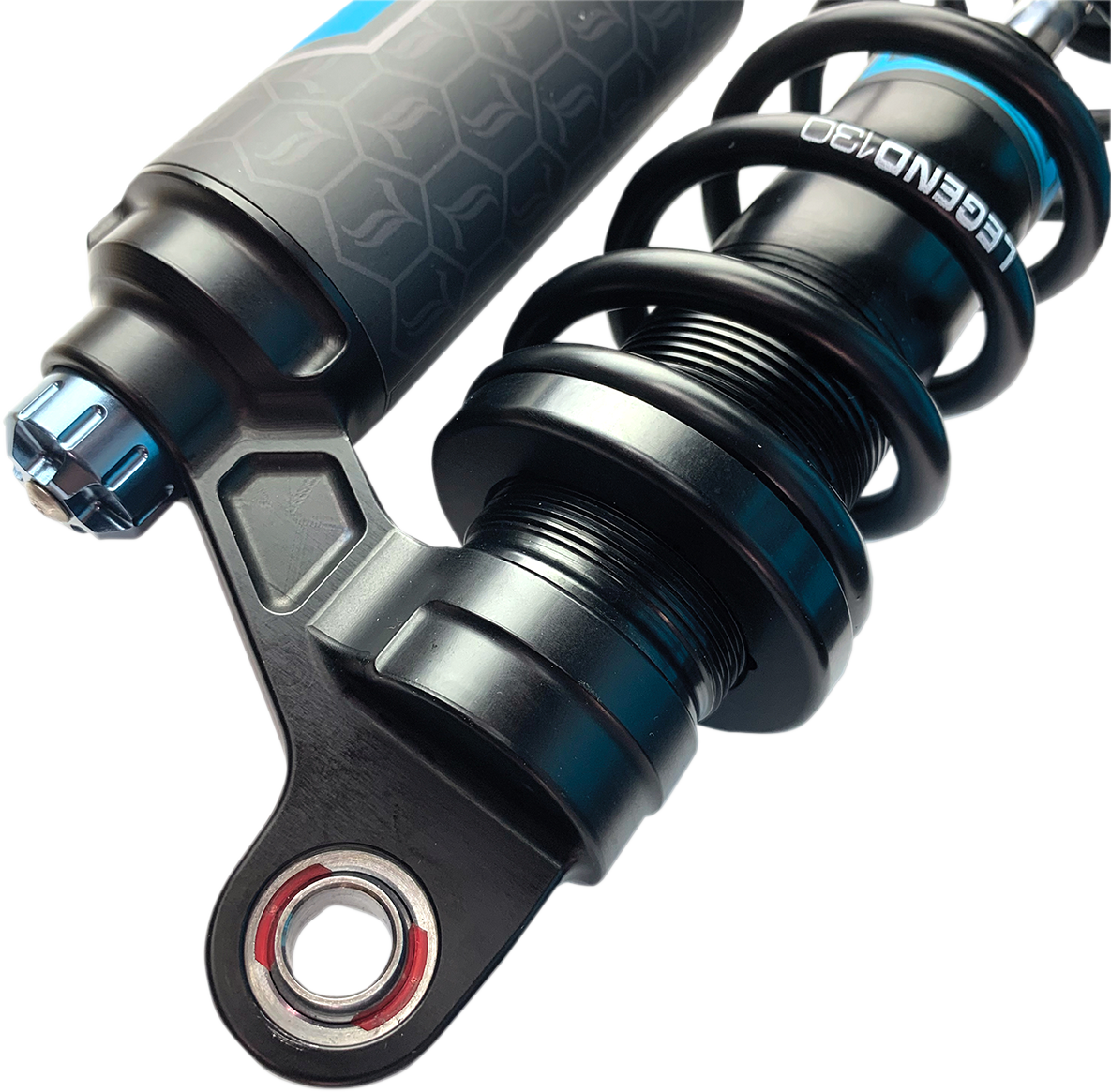 LEGEND SUSPENSION REVO ARC Piggyback Shocks - 14" - Standard - Black - '04-'22 Sportster 1310-1896