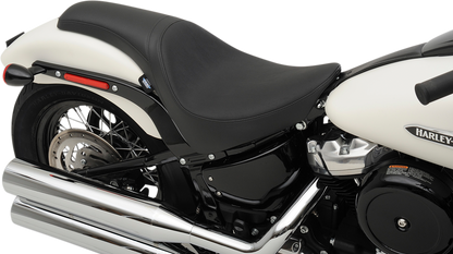 DRAG SPECIALTIES SEATS Predator Seat - Solar Leather - Smooth - FL/FX '18-'22 0802-1153