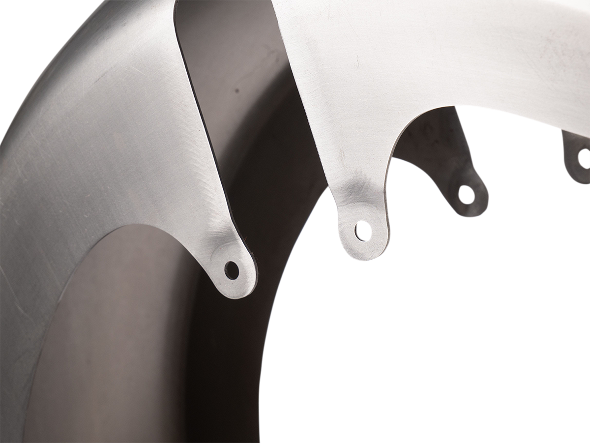 RWD V-TWIN EZ-8 Custom Front Fender for 18" Wheel - Raw - 8" W x 40" L - Touring '94-'13 RWD-50250