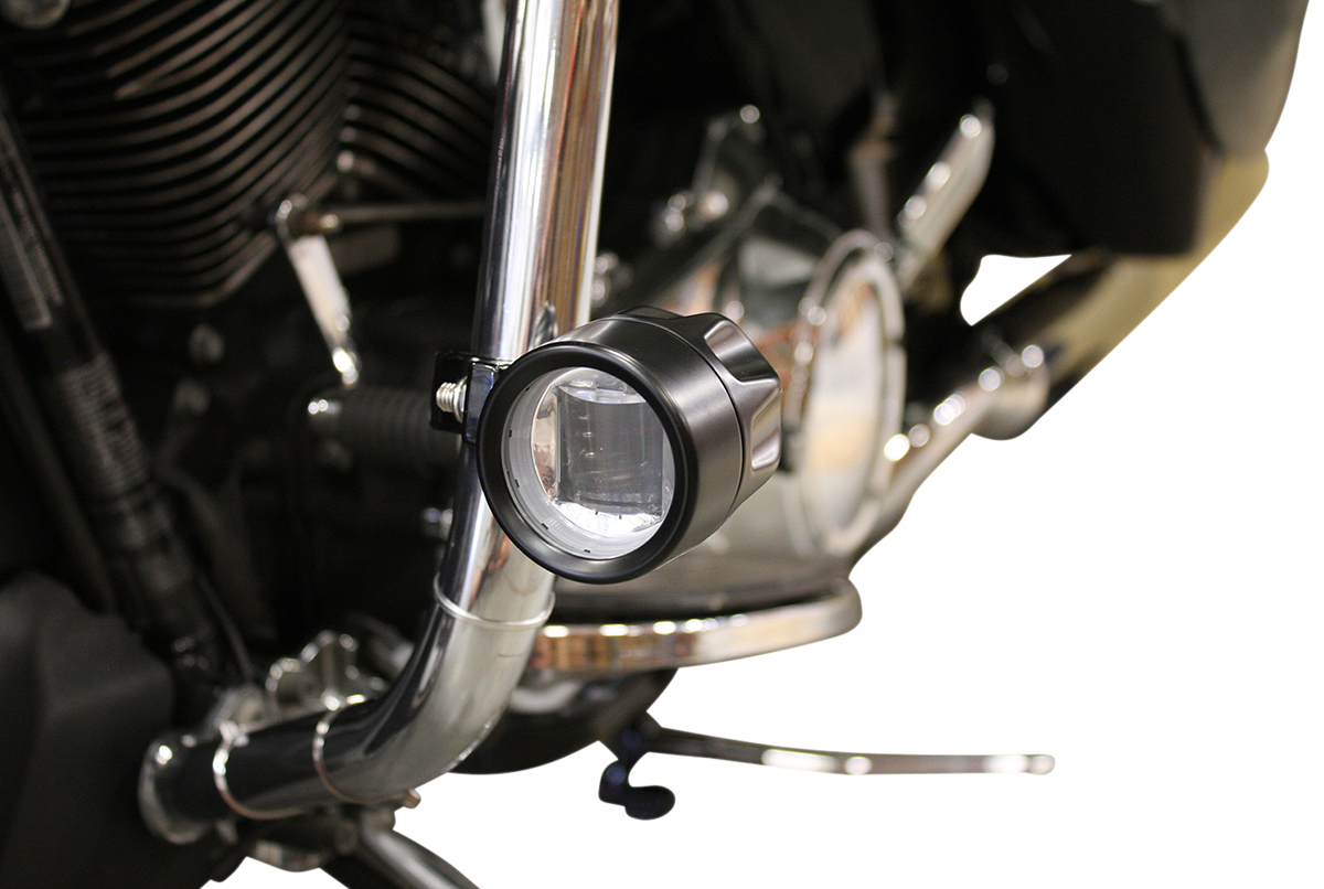 CUSTOM DYNAMICS Fog Light - Black - Clear Lens PB-FOG-BCM-B