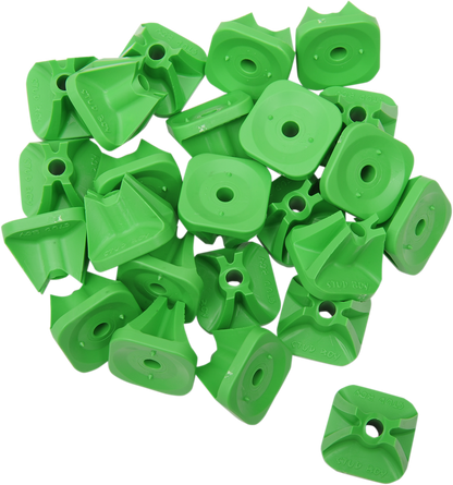 STUD BOY Single Backer Plates - Green - 24 Pack 2513-P1-GRN