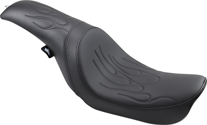 DRAG SPECIALTIES SEATS Predator Seat - Flame Stitched - Dyna '06-'17 0803-0290
