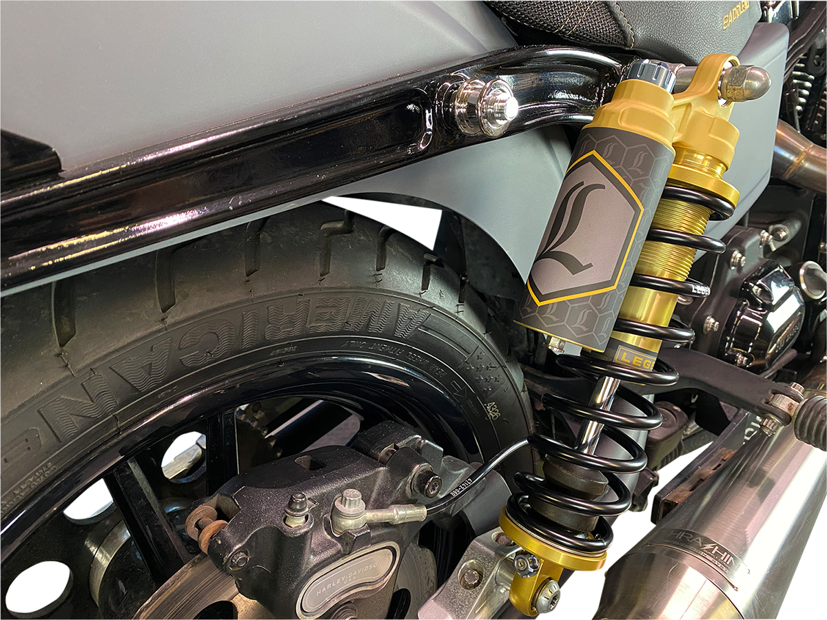LEGEND SUSPENSION REVO ARC Piggyback Shocks - 13" - Standard - Gold - '99-'17 Dyna 1310-1914