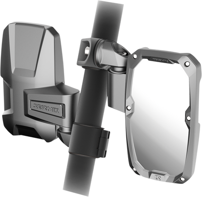 SEIZMIK Mirrors - Embark - Side View - Rectangle - Black - 1.75" ROPS - Pair 56-18104