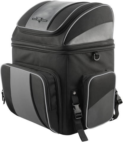 NELSON RIGG Destination Backrest Rack Bag - Black NR-230