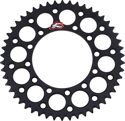 RENTHAL Rear Sprocket - Aluminum - 50 Tooth - Black - Kawasaki 191U-420-50GEBK