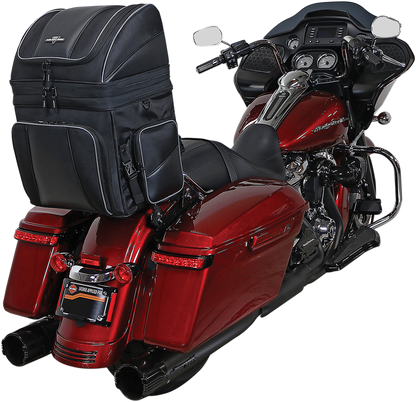 NELSON RIGG Destination Backrest Rack Bag - Black NR-230