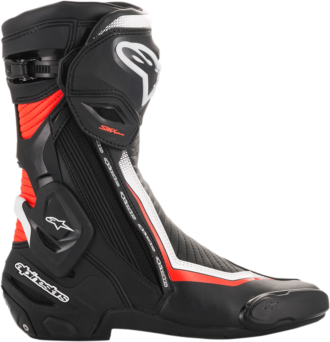 ALPINESTARS SMX Plus Boots - Black/White/Red Fluorescent - US 7.5 / EU 41 2221019-1231-41