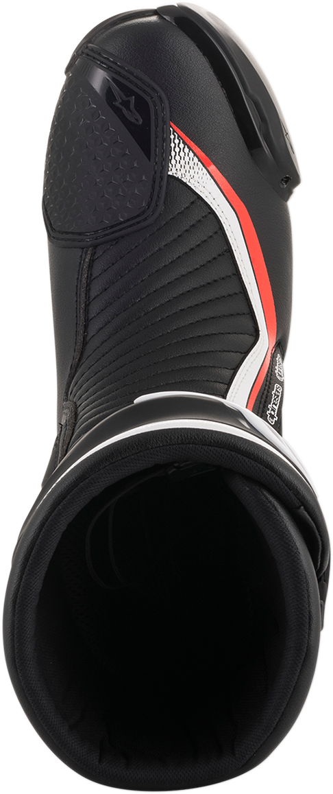 ALPINESTARS SMX Plus Boots - Black/White/Red Fluorescent - US 8 / EU 42 2221019-1231-42
