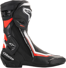 ALPINESTARS SMX Plus Boots - Black/White/Red Fluorescent - US 10.5 / EU 45 2221019-1231-45