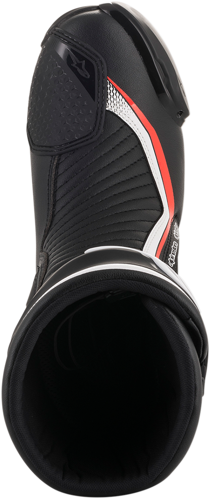 ALPINESTARS SMX Plus Boots - Black/White/Red Fluorescent - US 11.5 / EU 46 2221019-1231-46