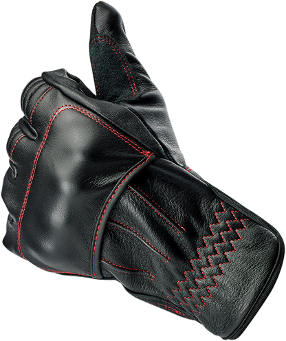 BILTWELL Belden Gloves - Redline - Small 1505-0108-302