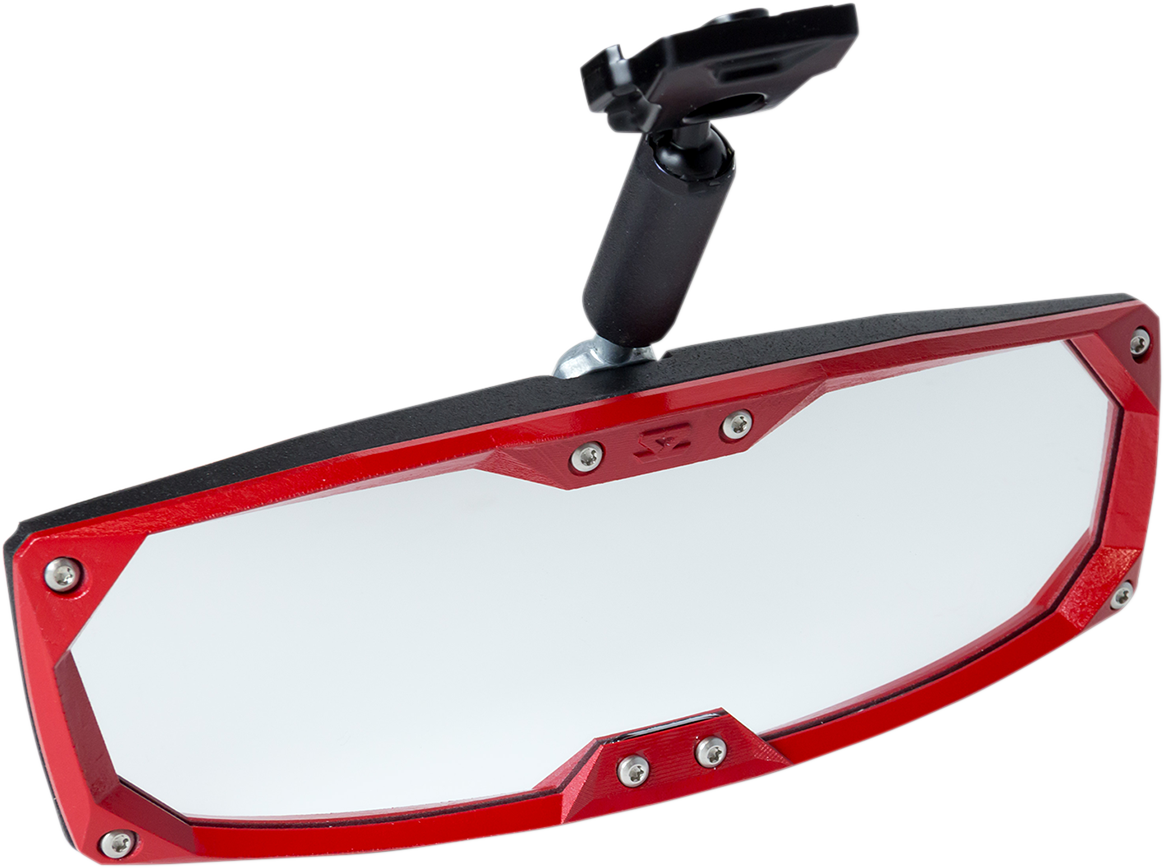 SEIZMIK Mirror - Halo R - Rear View - Rectangle - Black w/Black Bezel - 1.875"/2" ROPS 56-18057
