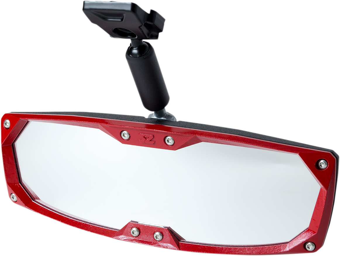 SEIZMIK Mirror - Halo R - Rear View - Rectangle - Black w/Black Bezel - 1.875"/2" ROPS 56-18057