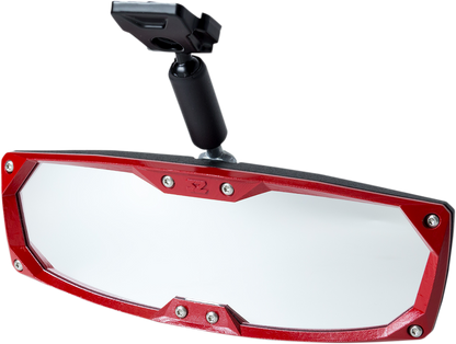 SEIZMIK Mirror - Halo R - Rear View - Rectangle - Black w/Black Bezel - 1.875"/2" ROPS 56-18057