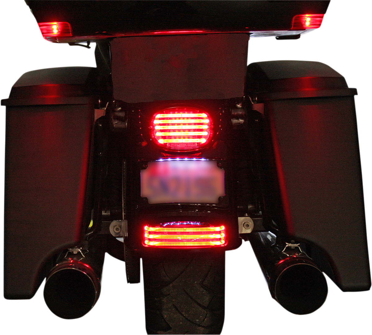 CUSTOM DYNAMICS Fender Tip Light - LED - Smoke Lens - Chrome PB-FT-TOUR-S-C