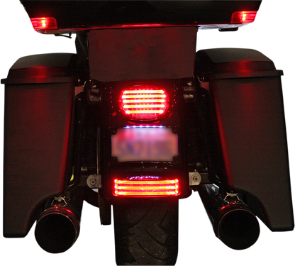 CUSTOM DYNAMICS Fender Tip Light - LED - Smoke Lens - Chrome PB-FT-TOUR-S-C