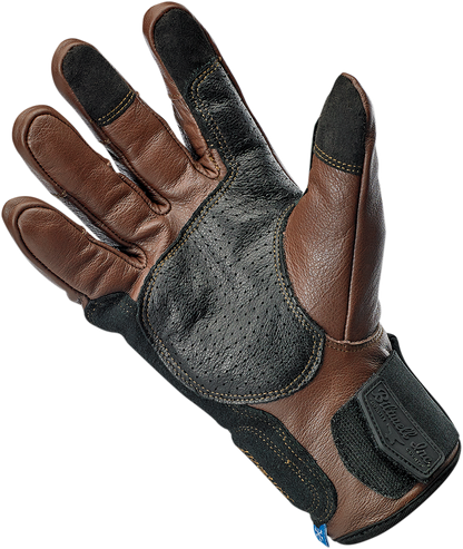 BILTWELL Borrego Gloves - Chocolate/Black - XS 1506-0201-301