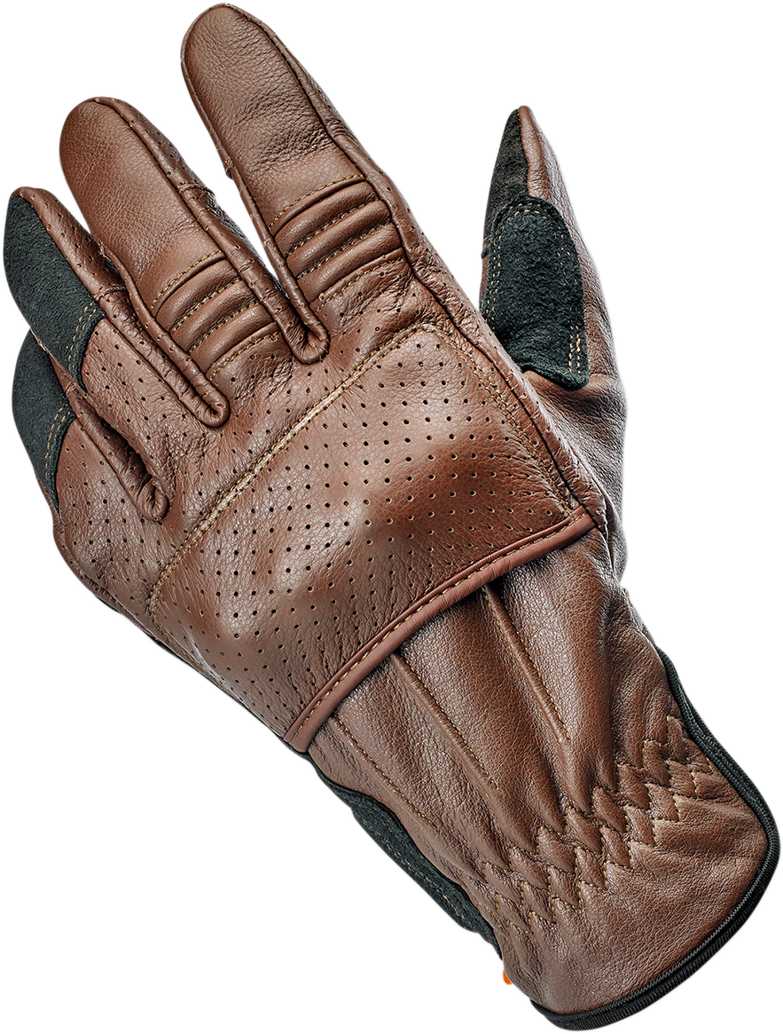BILTWELL Borrego Gloves - Chocolate/Black - XS 1506-0201-301