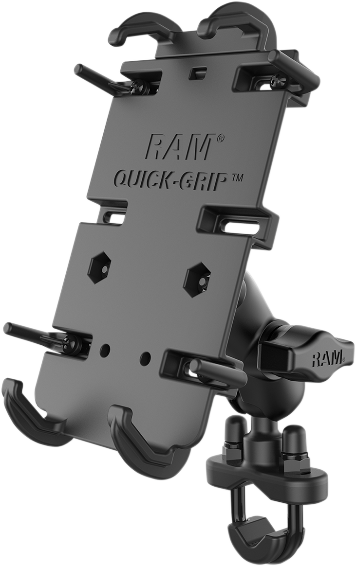 RAM MOUNTS Quick Grip™ Phone Mount with U-Bolt Base - XL RAM-B-149ZA-PD4