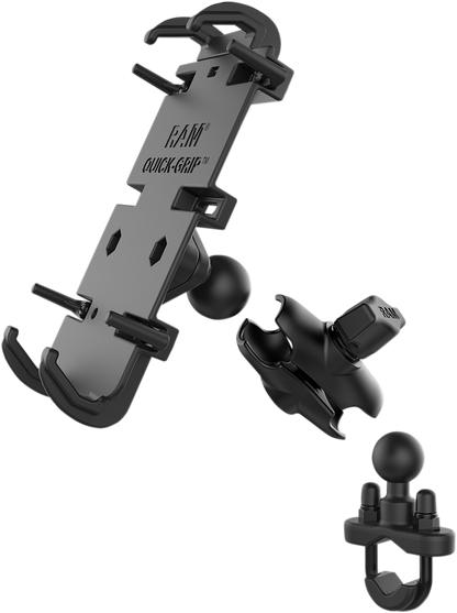 RAM MOUNTS Quick Grip™ Phone Mount with U-Bolt Base - XL RAM-B-149ZA-PD4