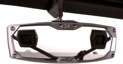SEIZMIK Mirror - Halo R - Rear View - Rectangle - Silver - 1.875"/2" ROPS - Honda/Kawasaki 56-18025