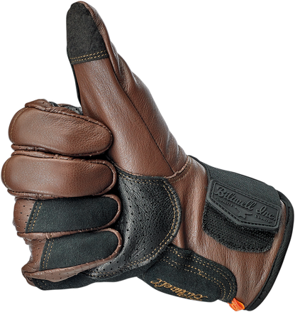 BILTWELL Borrego Gloves - Chocolate/Black - 2XL 1506-0201-306