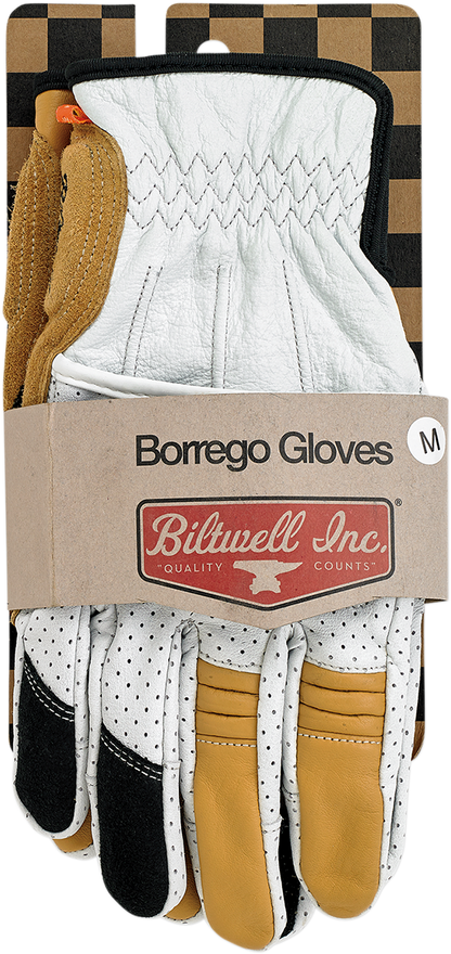 BILTWELL Borrego Gloves - Cement - XS 1506-0409-301