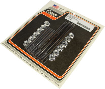 COLONY Bolt Kit - Upper/Lower/Motor Mount - Flange - Zinc - '96-'00 Big Twin Evo 9884-20
