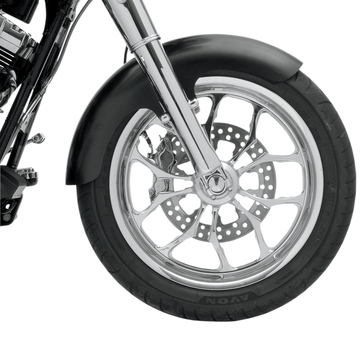 KLOCK WERKS Thickster Fender Kit - Front - Black KWF-01-0110-2014