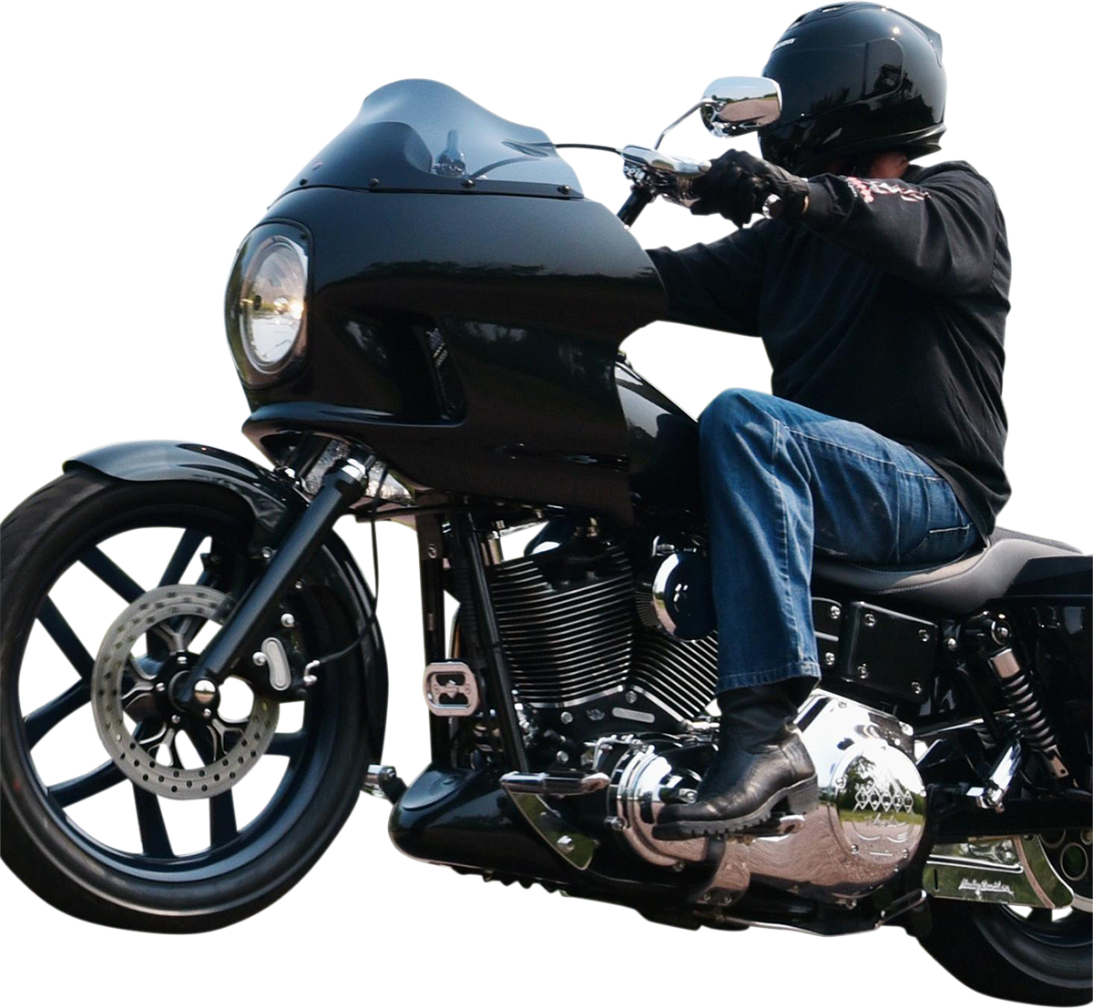 KLOCK WERKS Thickster Fender Kit - Front - Black KWF-01-0110-2014