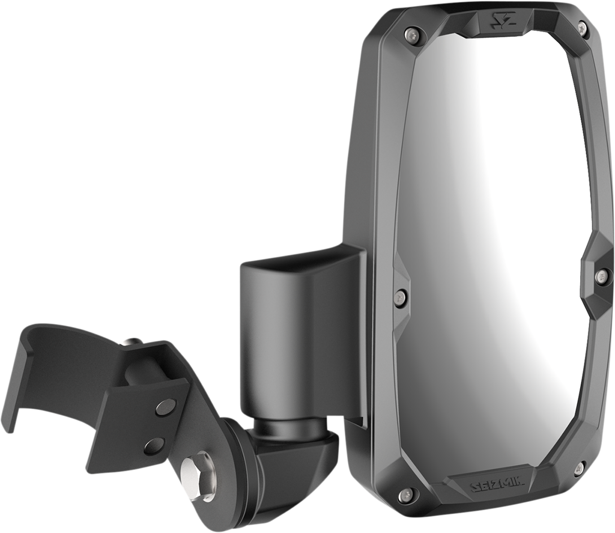SEIZMIK Mirrors - Embark - Side View - Rectangle - Black - Polaris Pro-Fit/Can Am Profiled ROPS - Pair 56-18106