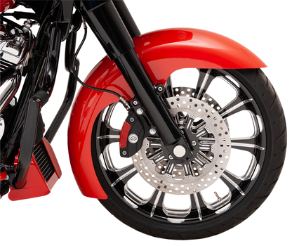 KLOCK WERKS Level Fender Kit - Front - Black - 21" KWF-01-0113-2014