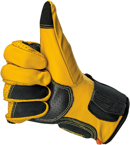 BILTWELL Borrego Gloves - Gold/Black - XL 1506-0701-305