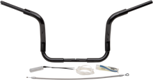 FAT BAGGERS INC. 1-1/2" EZ Install Rounded Top Handlebar Kit - 12" - Black 809412-B