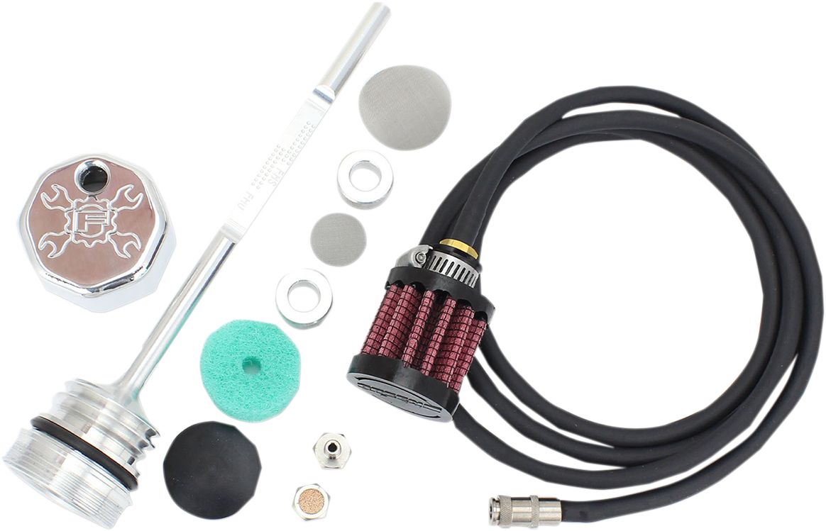 FEULING PARTS Vented Dipstick - Polished - M8 Touring/Trike 3087