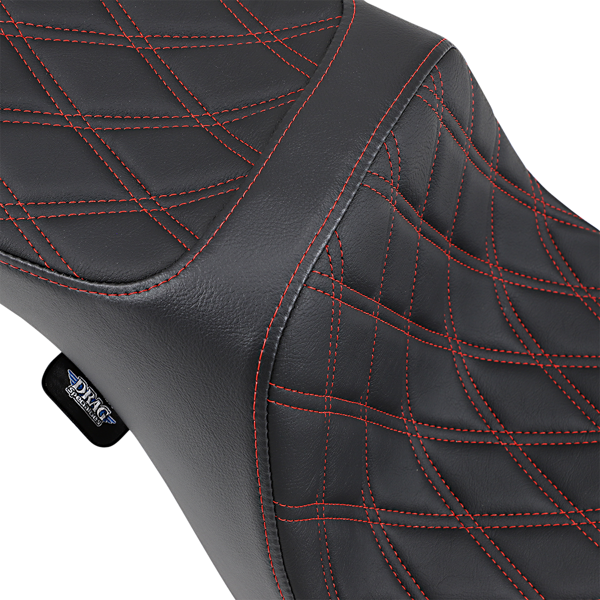 DRAG SPECIALTIES SEATS Double Bucket Seat - Mild Stitch - XL '10-'22 0804-0604