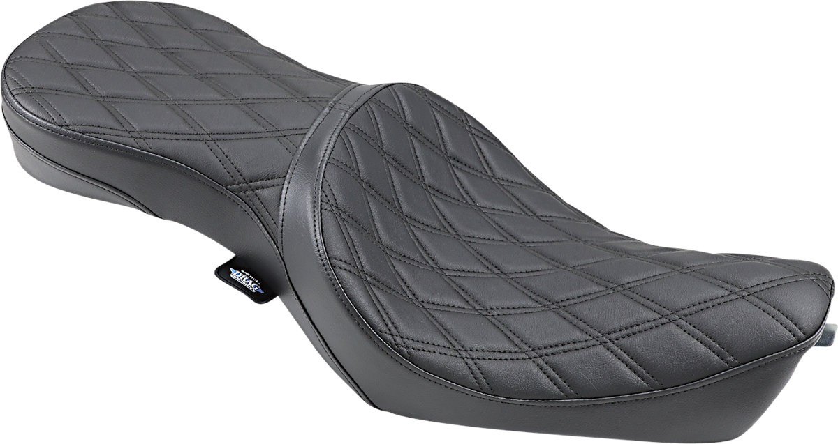 DRAG SPECIALTIES SEATS Double Bucket Seat - Double Diamond Stitch - XL '10-'22 0804-0605