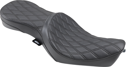 DRAG SPECIALTIES SEATS Double Bucket Seat - Double Diamond Stitch - XL '10-'22 0804-0605