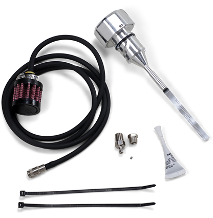 FEULING PARTS Vented Dipstick - Polished - M8 Softail 3085