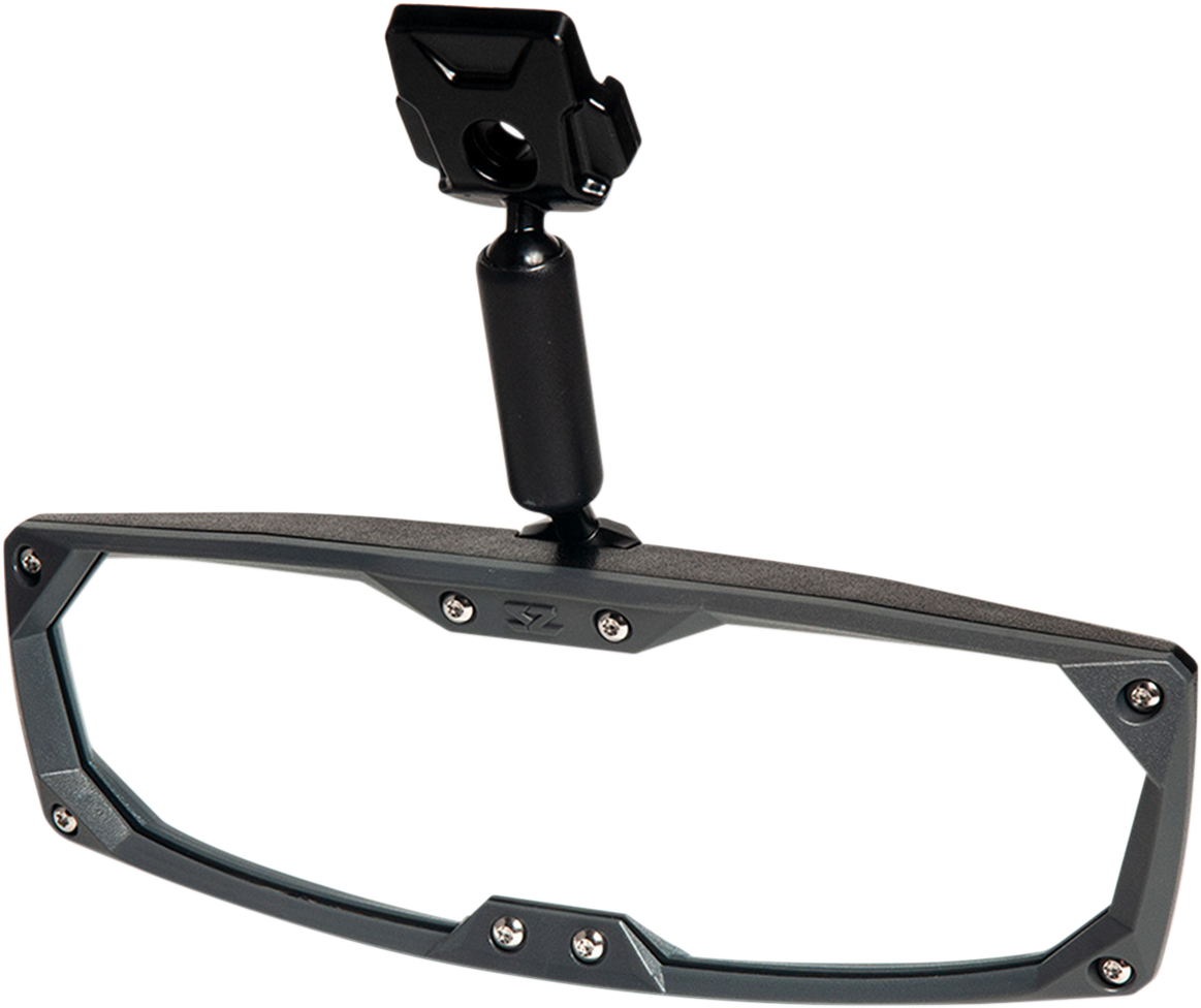 SEIZMIK Mirror - Halo R - Rear View - Rectangle - Black w/Black Bezel - 1.75" ROPS 56-18056