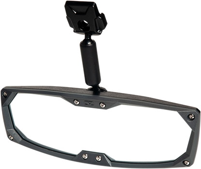 SEIZMIK Mirror - Halo R - Rear View - Rectangle - Black w/Black Bezel - 1.75" ROPS 56-18056
