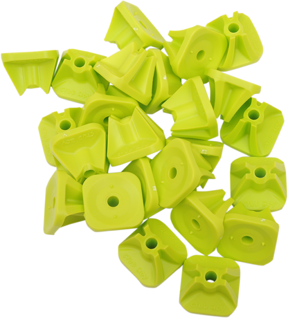 STUD BOY Single Backer Plates - Hi-viz Green - 24 Pack 2513-P1-HVG