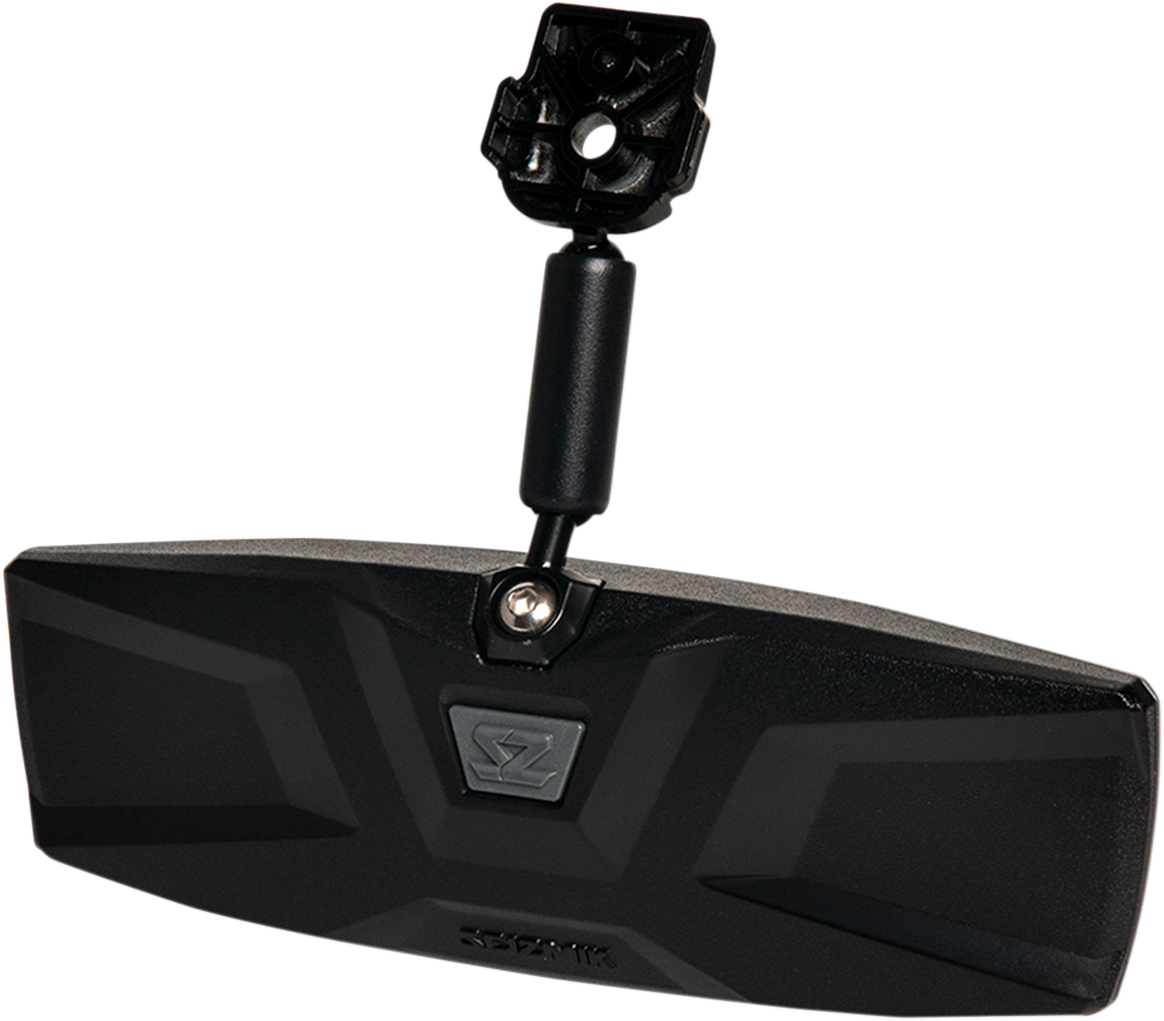 SEIZMIK Mirror - Halo R - Rear View - Rectangle - Black w/Black Bezel - 1.75" ROPS 56-18056