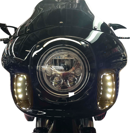 PAUL YAFFE BAGGER NATION Lightning Bolts - Amber/White - Silver PYO:BOLTS-DRL-S