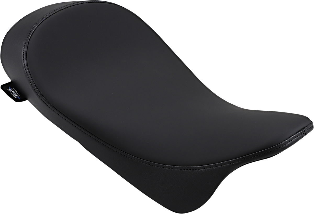 DRAG SPECIALTIES SEATS Low Solo Seat - Solar Leather - Smooth - FL '08-'23 0801-0870