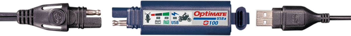 TECMATE SAE to USB Charger - 2 Pin Connector - LED O-100V3