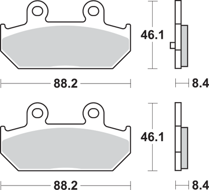 SBS Scooter Brake Pads - Burgman 182MS