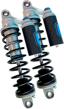 LEGEND SUSPENSION REVO ARC Piggyback Shocks - 13" - Standard - Clear - '04-'22 Sportster 1310-1942